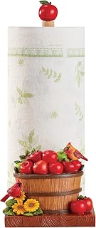 Collections Etc Hand-Painted Harvest Paper Towel Holder