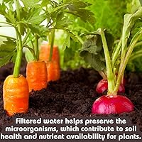 Vista 4 de Clear2O® Filtro de manguera de agua para jardín y mascotas, reduce el cloro, el plomo, los metales pesados, ideal para agricultores orgánicos