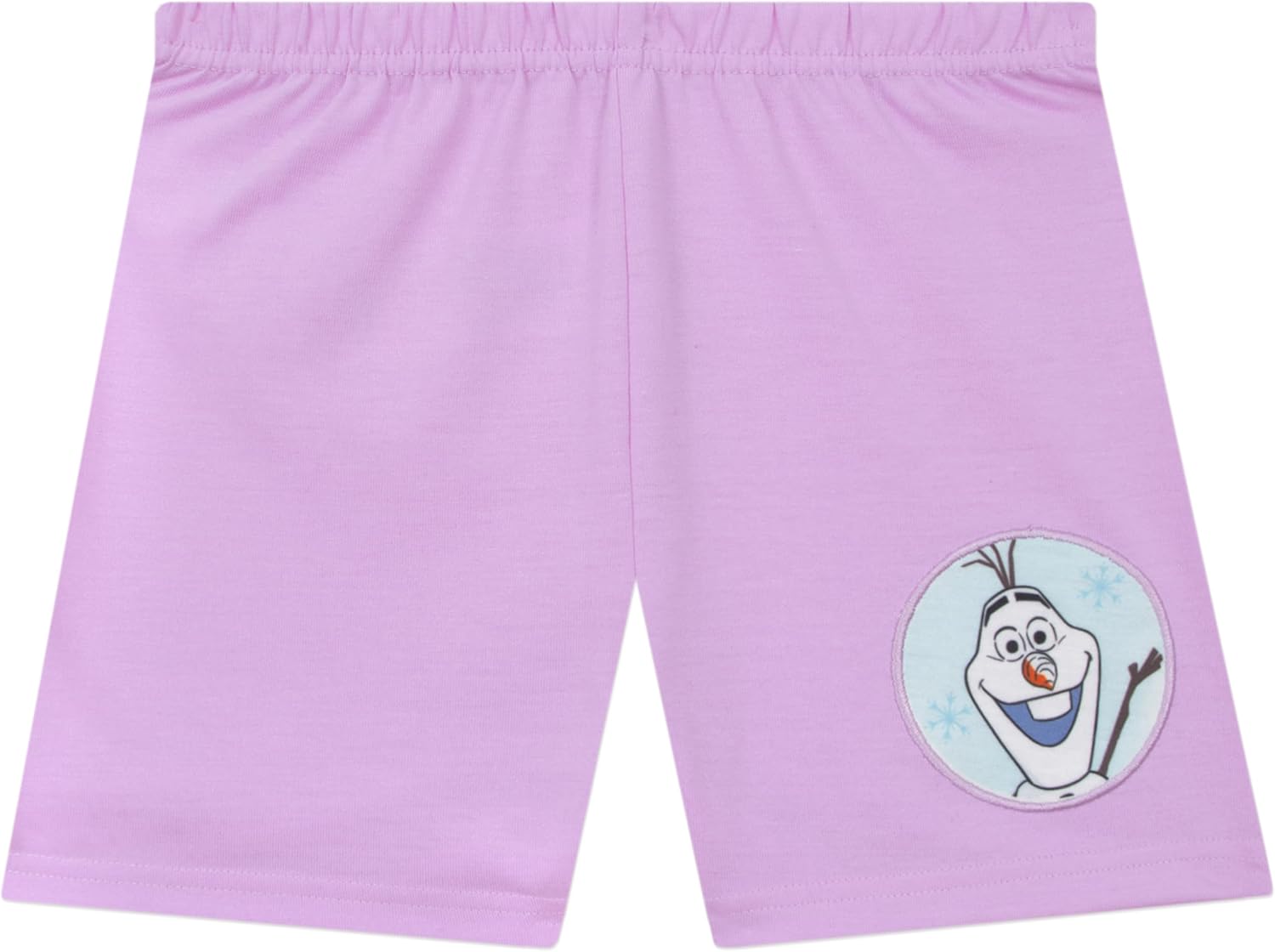 Disney Pajamas For Girls, Frozen Pajamas, Anna And Elsa PJs, Short Sleeve Frozen PJs, Summer Pajama Set, Purple 4