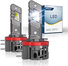Sinoparcel 2025 H15 LED Headlight Bulb, Vented Error Free Lamp Replacement Halogen for Car, White 6500K, Pack of 2