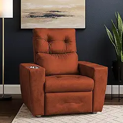 Poltrona Idoso Reclinável 3 Posições Magazine TerraCota