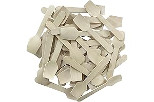 200pcs 4 inch Mini Wooden Spoons