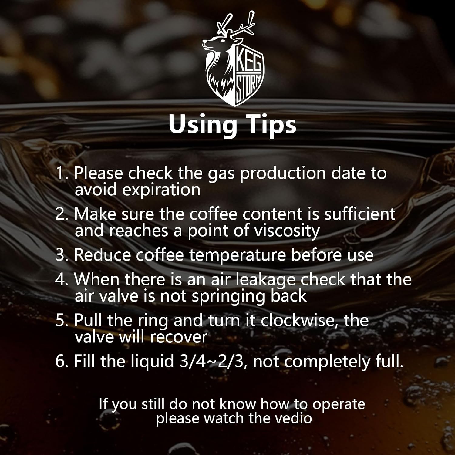 Tips for Using Your KEG STORM Nitro Cold Brew System