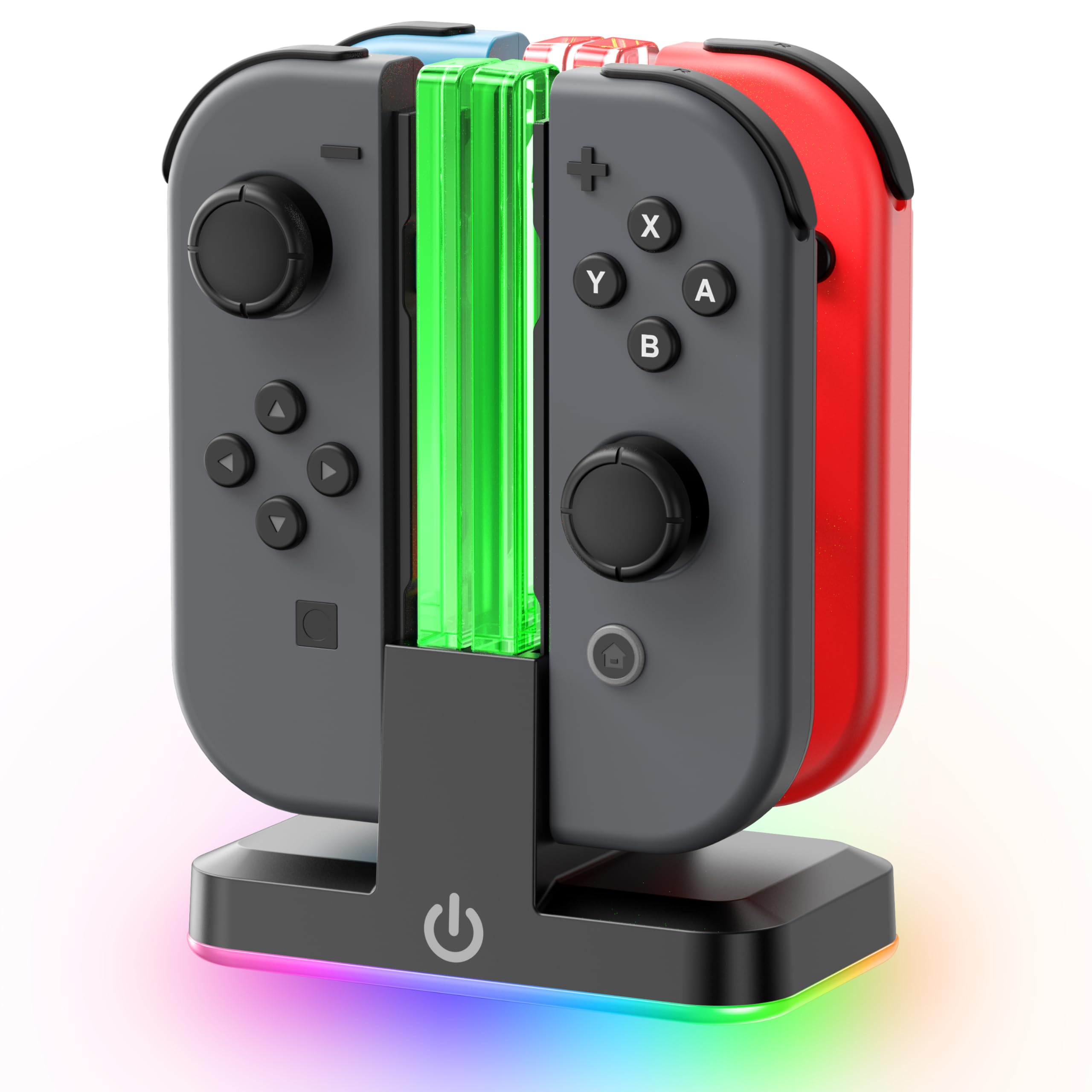 Amazon.com: Switch Joycon Charger for SW 1 Model with 9 RGB Light