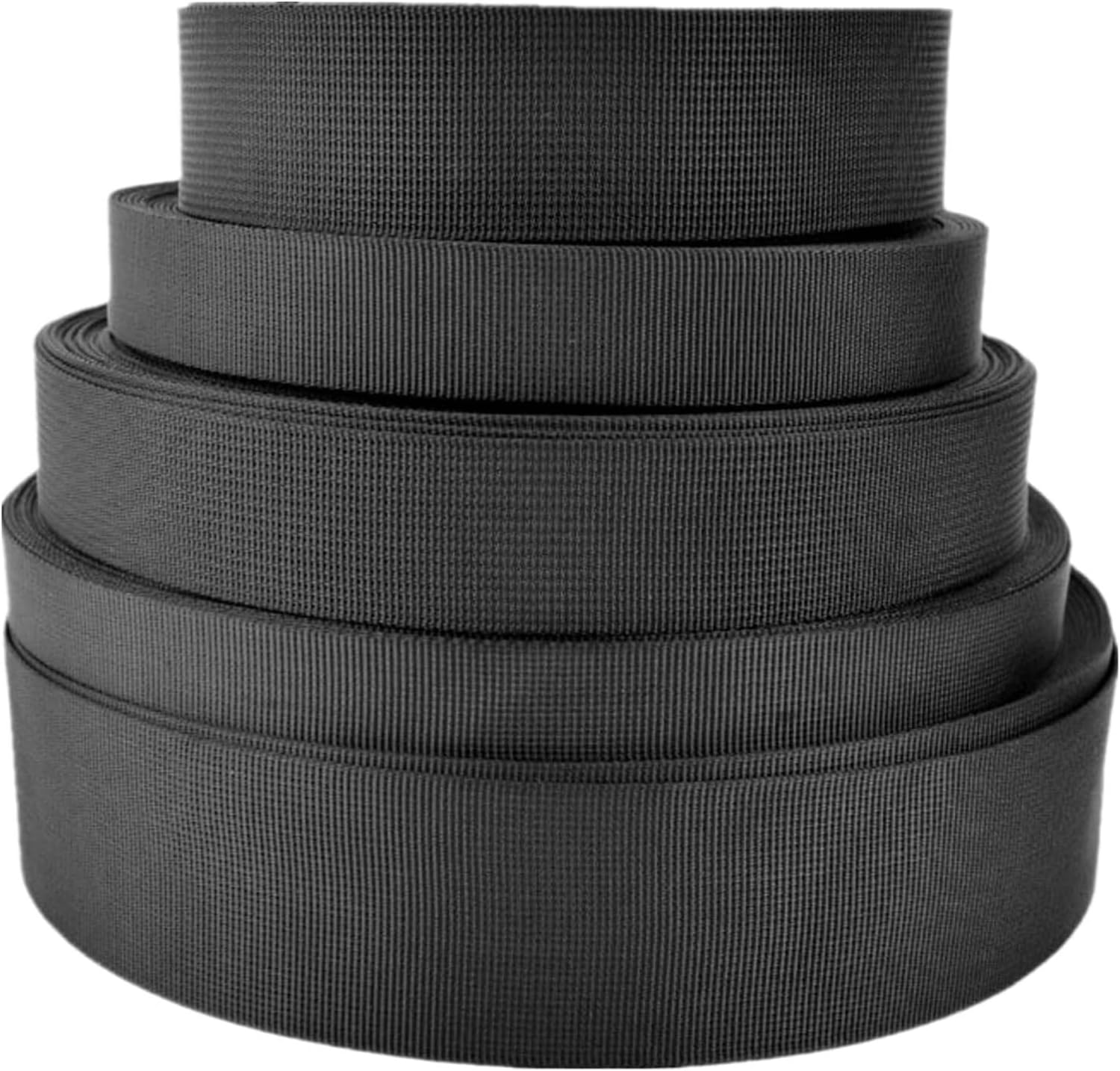 Heavy Duty Webbing, Strap Nylon Webbing Strap 20mm Black for Rucksack/Backpacks, Luggage/Cargo Strapping, 10 Yards/Lot(25 MM)