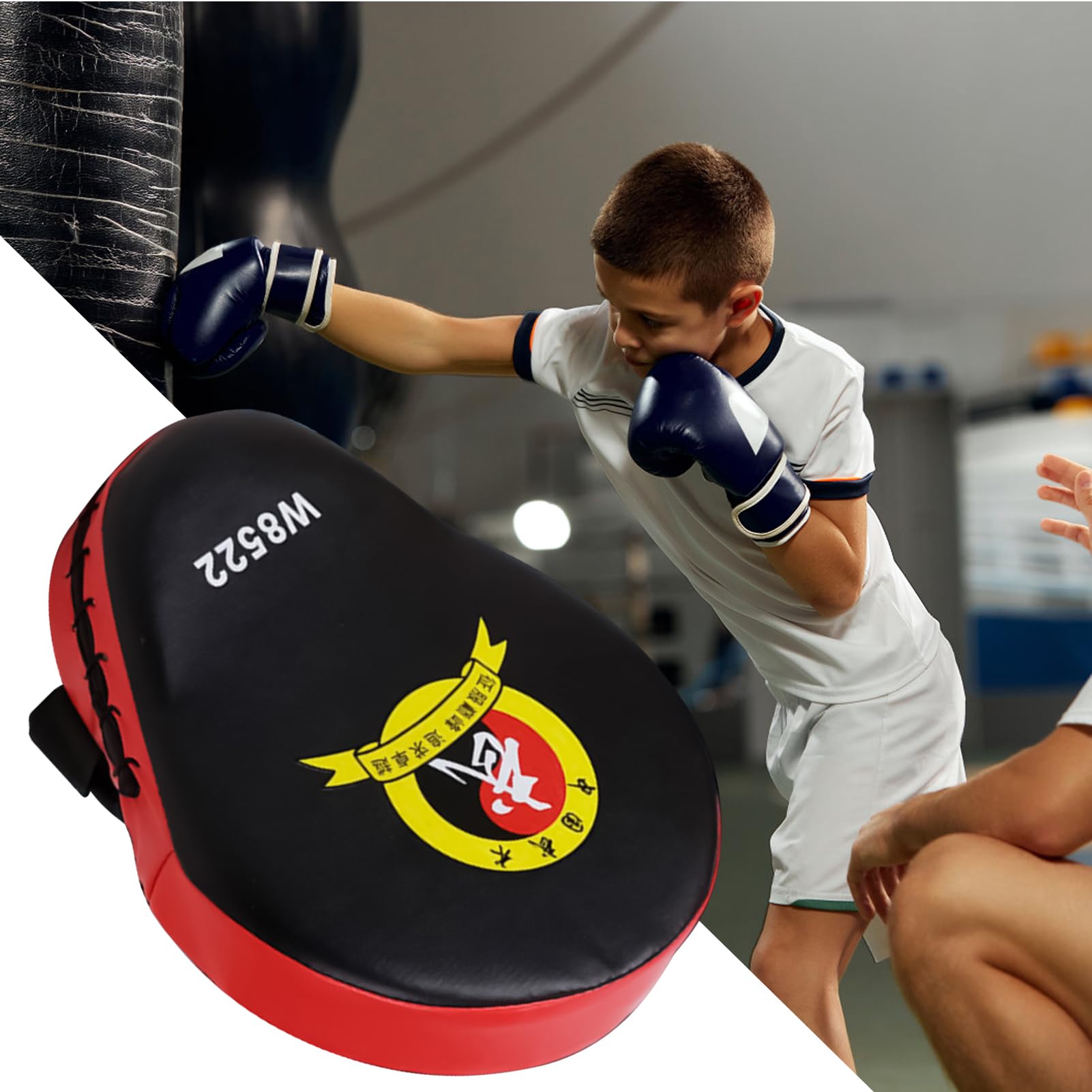 Podkładki treningowe bokserskie, rękawice do uderzania w fitness, przenośne podkładki treningowe do Muay, zawodów, fitnessu, sportu, treningu, karate, domu, siłowni
