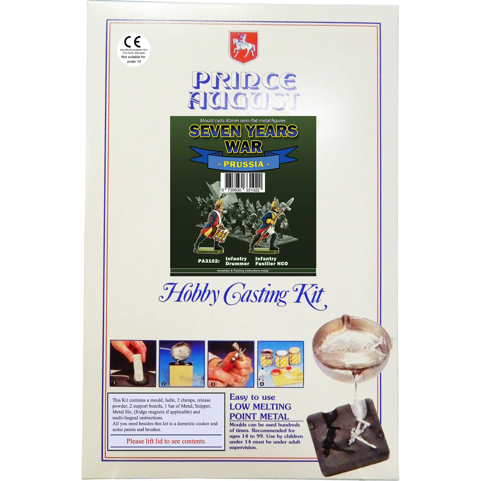Prince August Hobby Value zestaw startowy - Prusy Siedmioletni żołnierze wojny PA133102