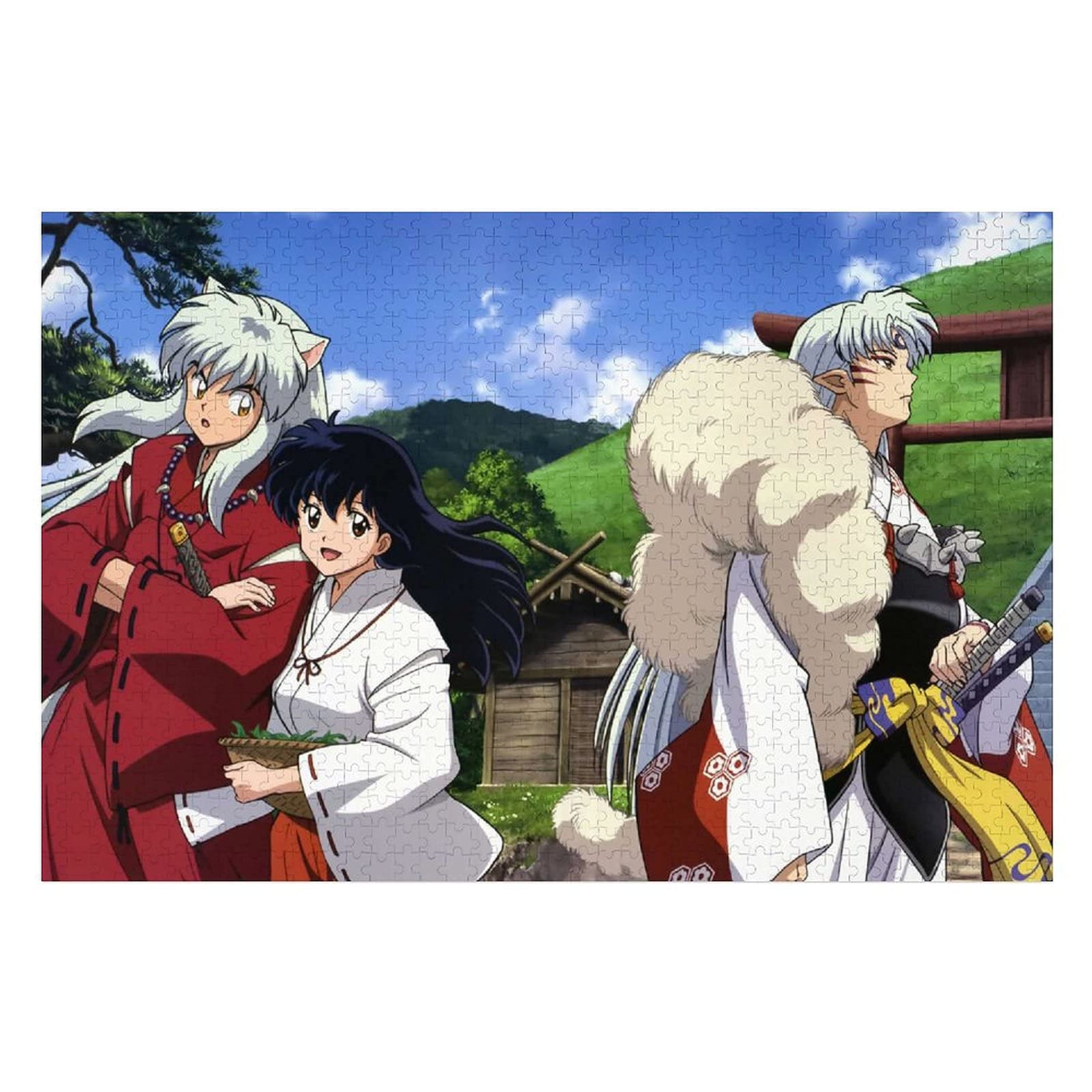 犬夜叉 ジグソーパズル 1000ピース Amazon | 500/1000ピース 犬夜叉 ジグソーパズル 面白い 木のパズル