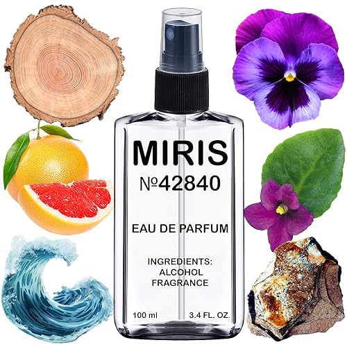 MIRIS No. 42840, Inspired by Invitus Aqua 2018, Eau de Parfum de larga duración para hombres, en aerosol, 3.4 fl oz  3.4 fl oz