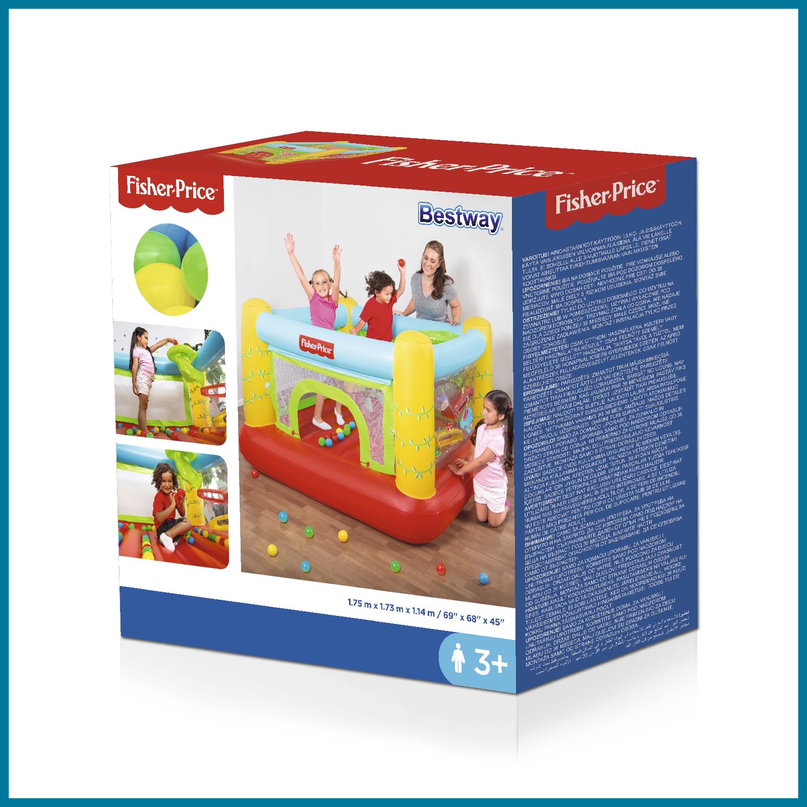 Bestway 93542 Castello Gonfiabile Jumptacular, 3 Anni+