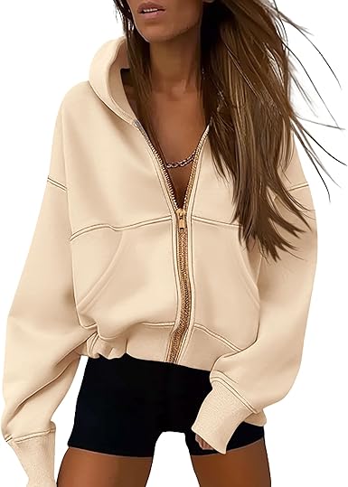 PRETTYGARDEN Hoodies for Women Sweatshirt Zip Up Hoodie Fall Fashion 2025 Trendy Long Sleeve Jackets Winter Clothing Outfits