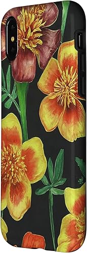 Miniatura 8 de iPhone XS Max Marigolds Yellow Orange Spring Flower Pattern Case