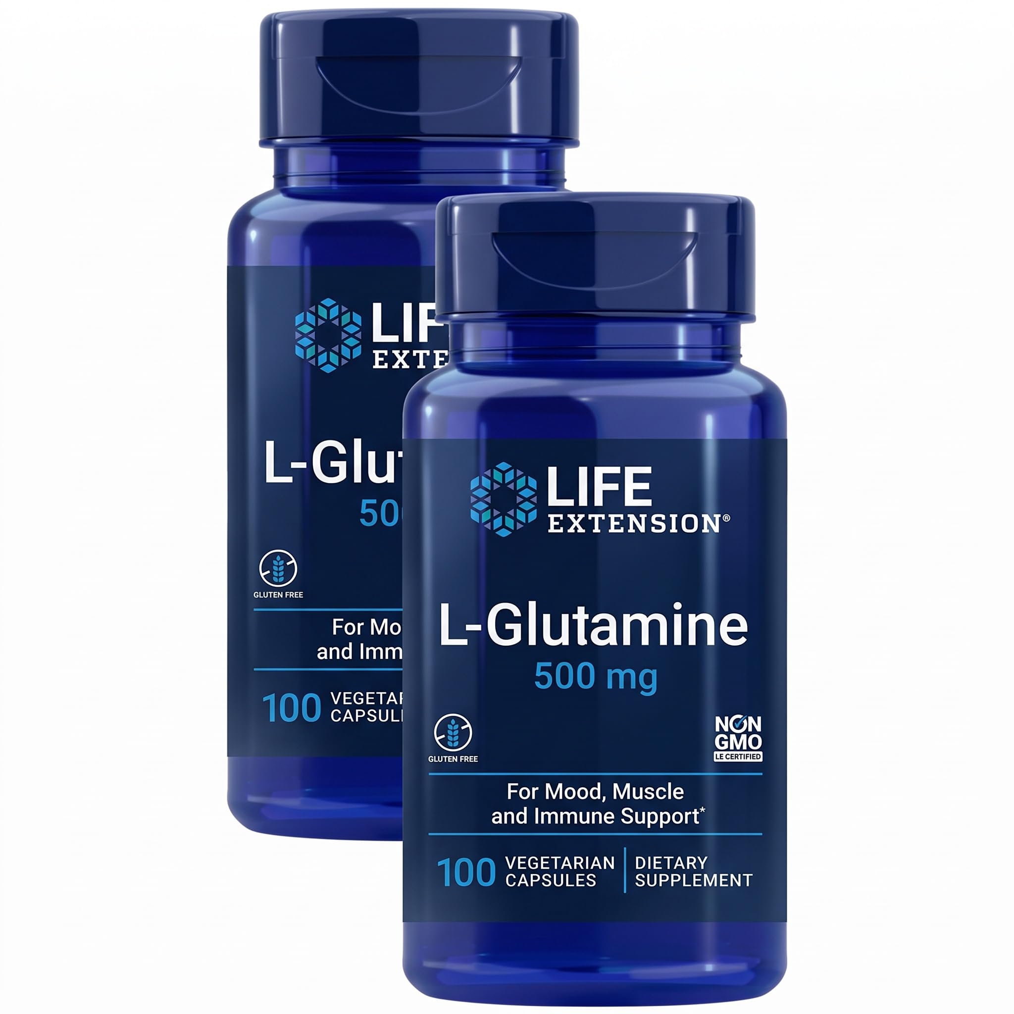 Life Extension L-Glutamine, 500 mg, 100 Vegetarian Capsules — Amazon image 10