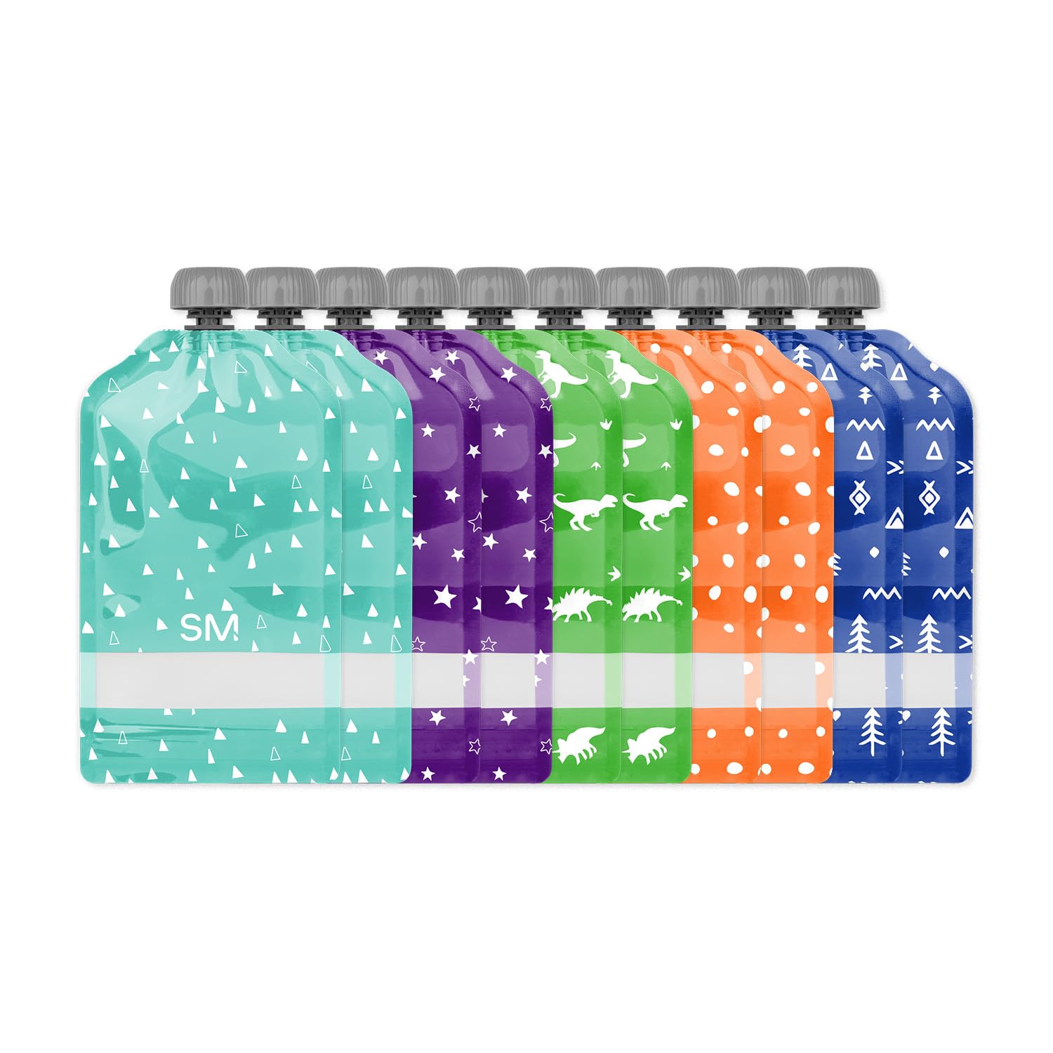 Simple Modern Reusable Baby Food Pouches for Toddlers | 5oz | Assorted