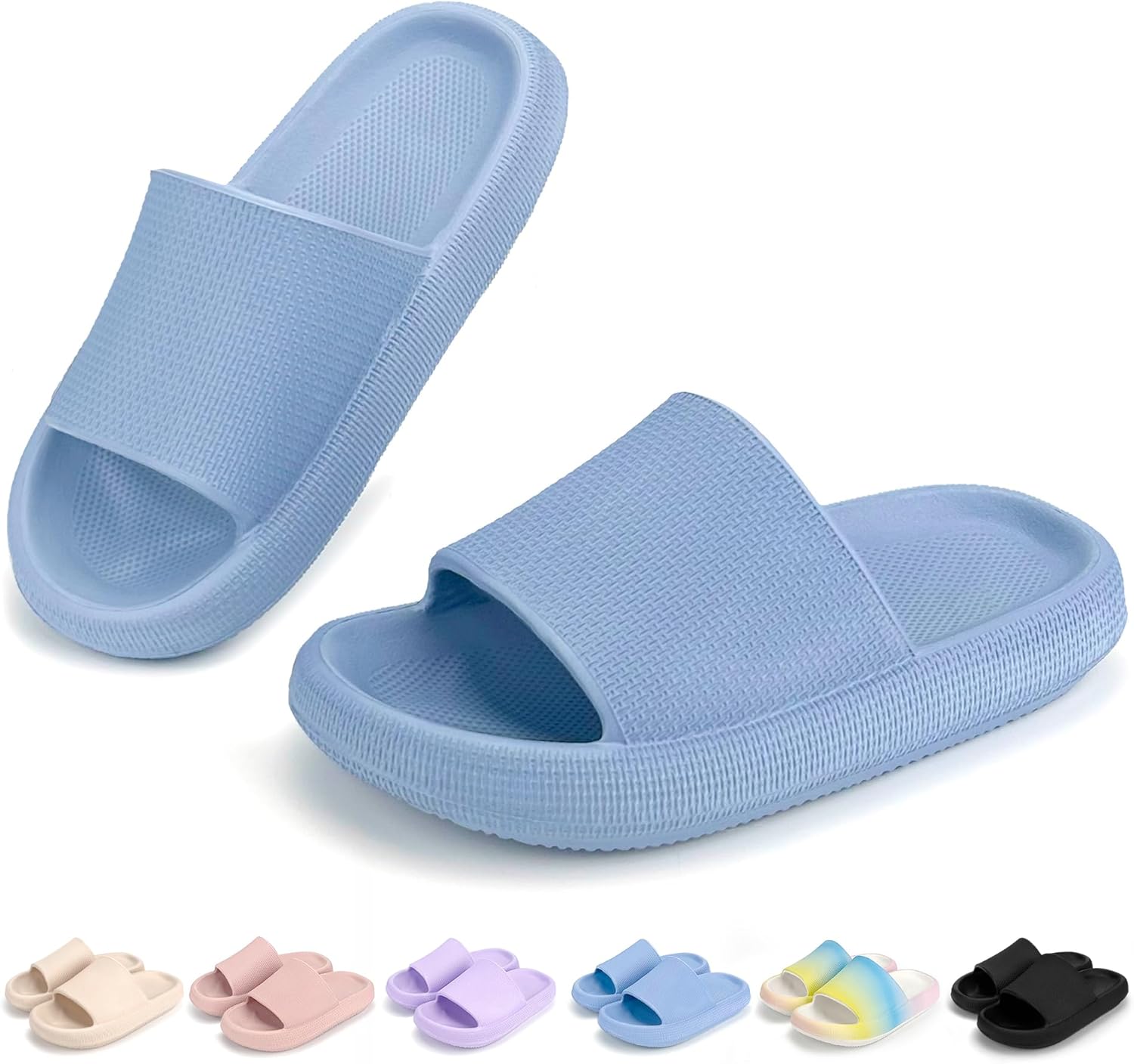 Cubufly Cloud Slides for Kids丨Boys Girls Shower Slippers Slip on Sandals丨Non-Slip Open Toe Pillow Slippers Sandals丨Quick Drying Summer Beach Pool Shoes Cubufly Cloud Slides for Kids丨Boys Girls Shower Slippers Slip on Sandals丨Non-Slip Open Toe Pillow Slippers Sandals丨Quick Drying Summer Beach Pool Shoes