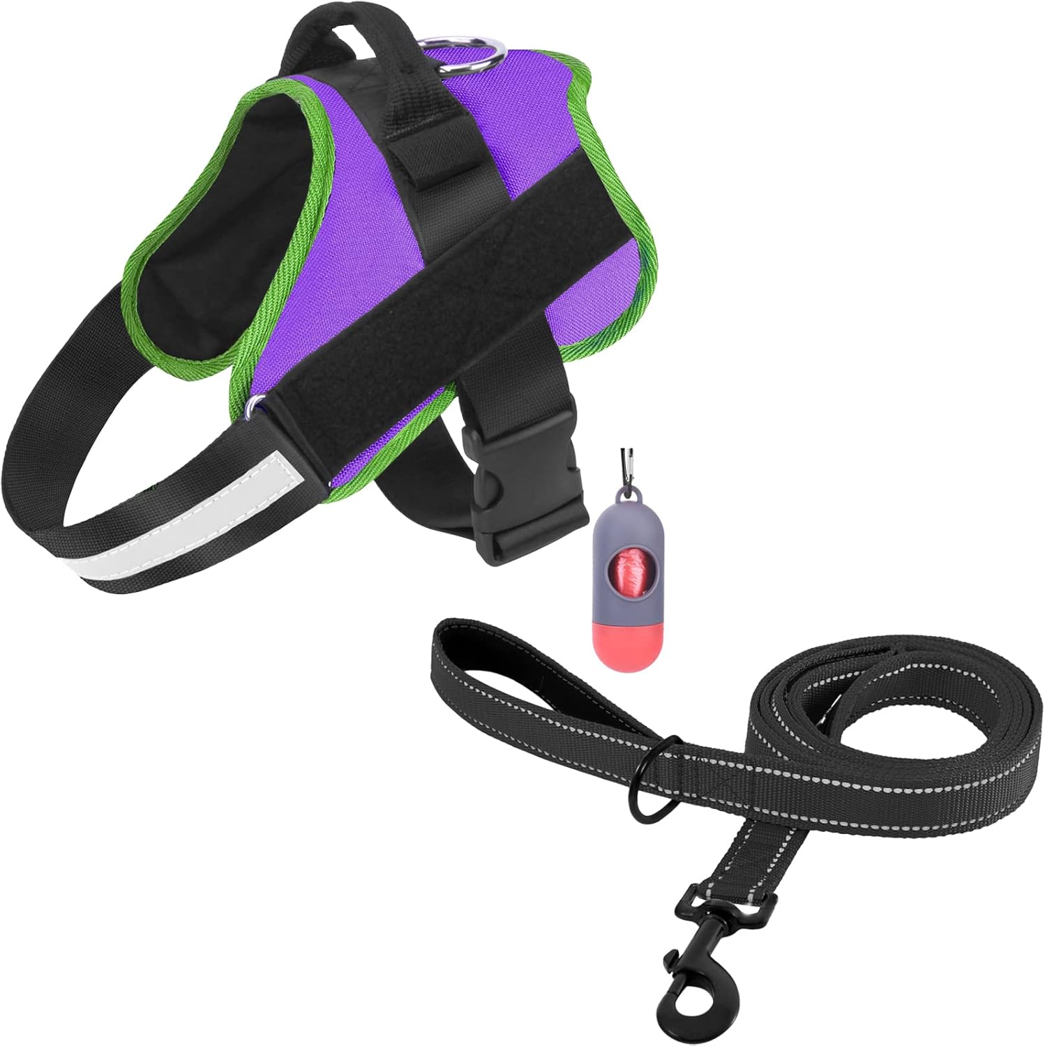 Bolux Dog Harness and Dog Leash, NoPull Reflective Dog