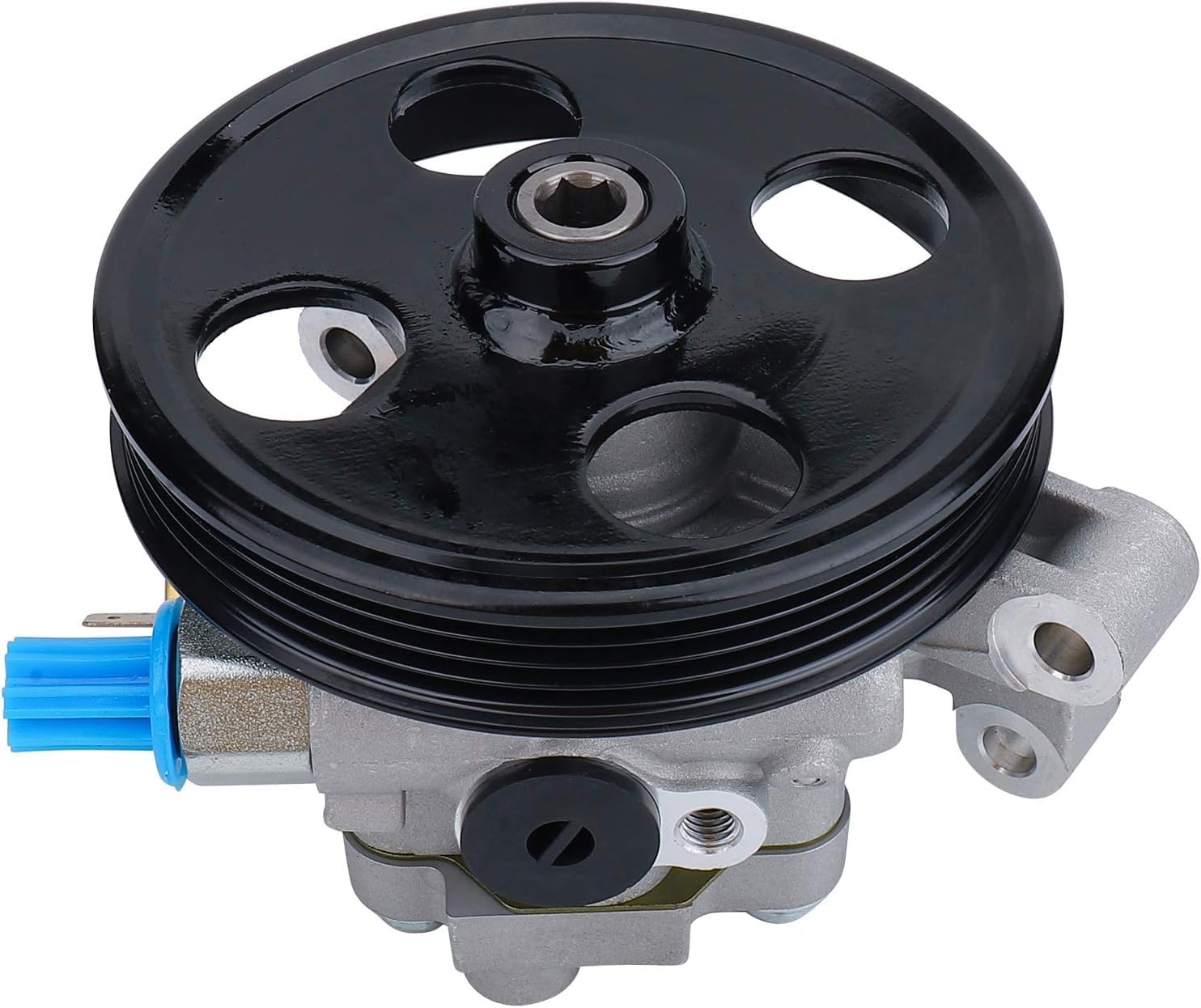 IRONTEK 20-1401 Power Steering Pump Fit for 2007 2008 2009 2010 for Ford Edge, 2010 2011 2012 for Ford Fusion, 2007-2010 for Lincoln MKX, 2007-2012 for Lincoln MKZ, Only 3.5L V6, without Reservoir