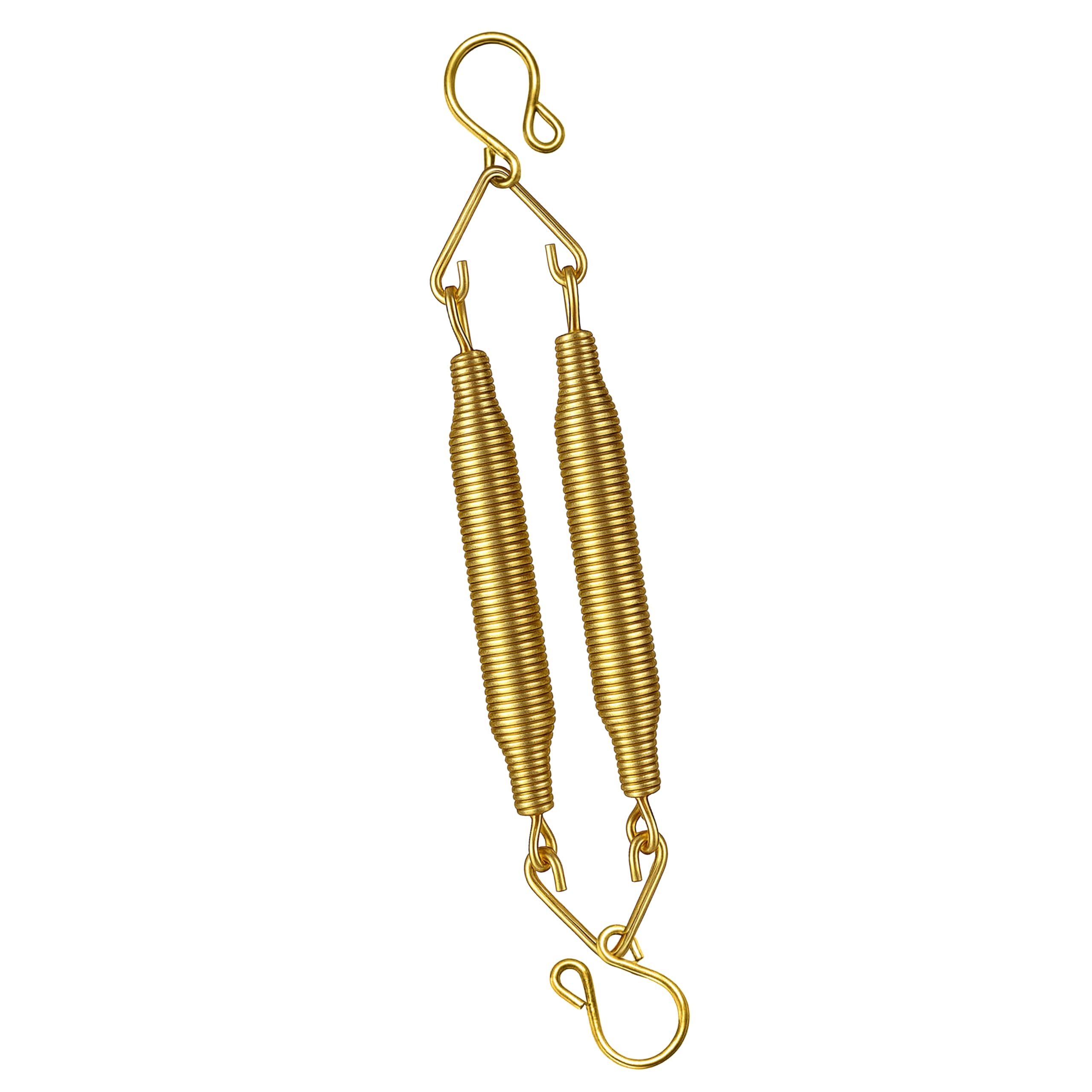 Baby Cradle Spring | Noiseless Straight Hanging Steel Spring for Thottil Hook for Swing | Up to 20Kg | Gold-image-36