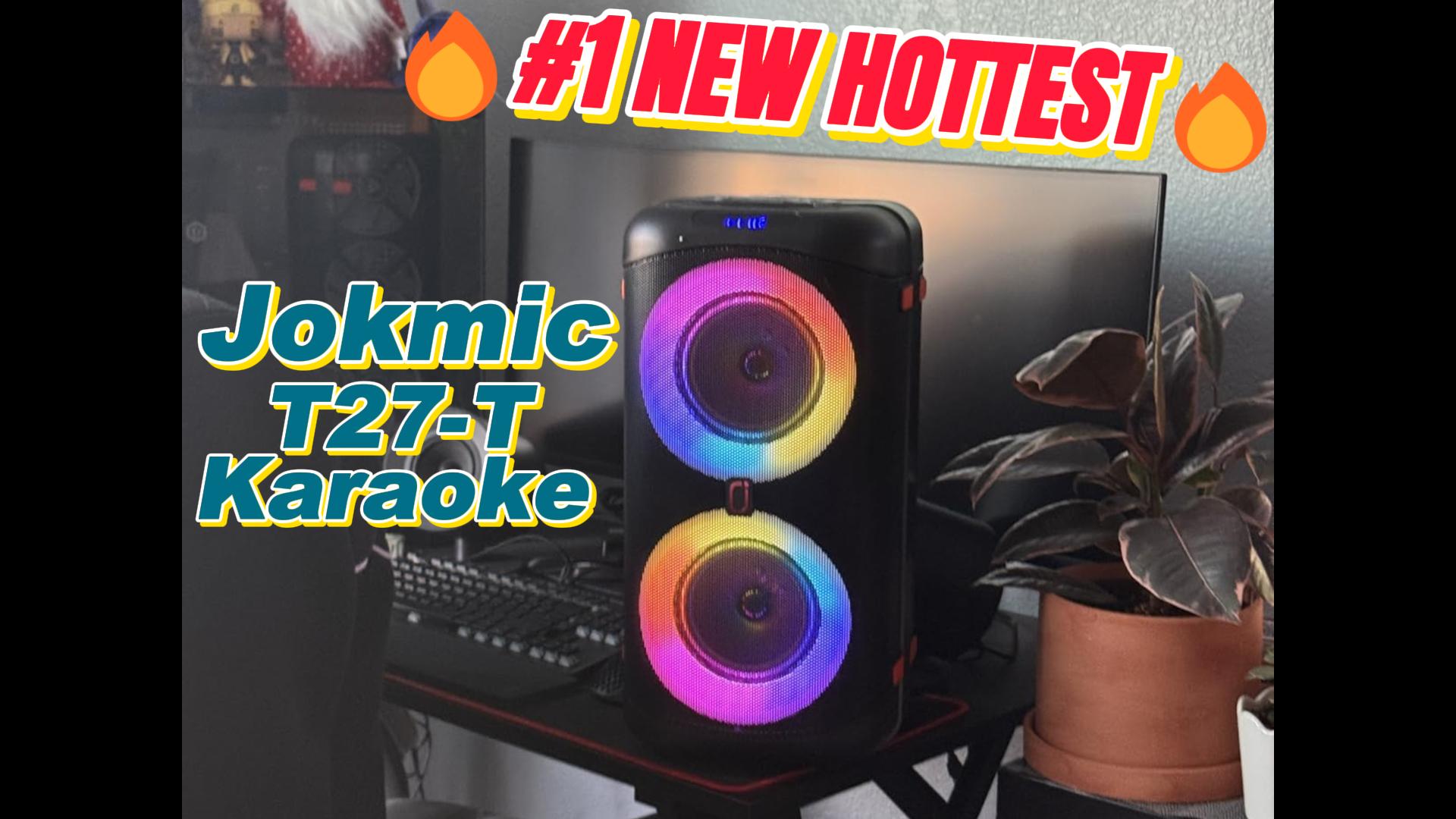Amazon.com: Karaoke Machine with 2 Wireless Microphones, Portable