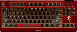 エヴァンゲリオン ゲーミングキーボード Razer レイザー BlackWidow V4 TKL HyperSpeed EVANGELION (EVA-02) Edition ワイヤレス オレンジ タクタイルスイッチ ホットスワップ可能 テンキーレス 2.4GHz Bluetooth US 英語配列 エヴァ2号機【日本正規代理店保証品】