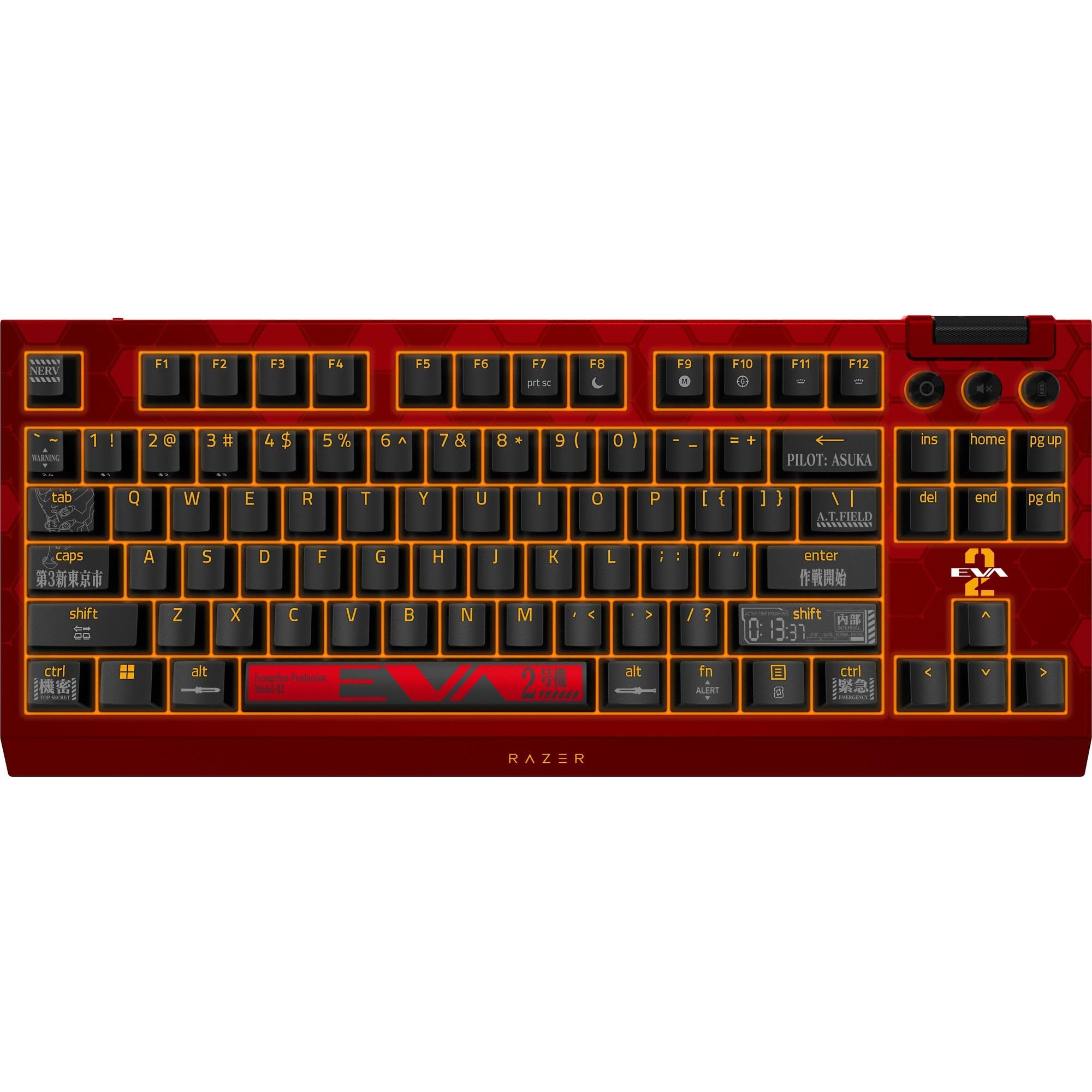 Amazon.co.jp: エヴァンゲリオン ゲーミングキーボード Razer レイザー
