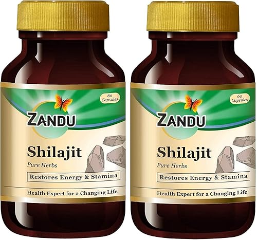 Verem Cápsulas Zandu Shilajit, infundidas con bondad de extractos naturales de Shilajit, ayuda