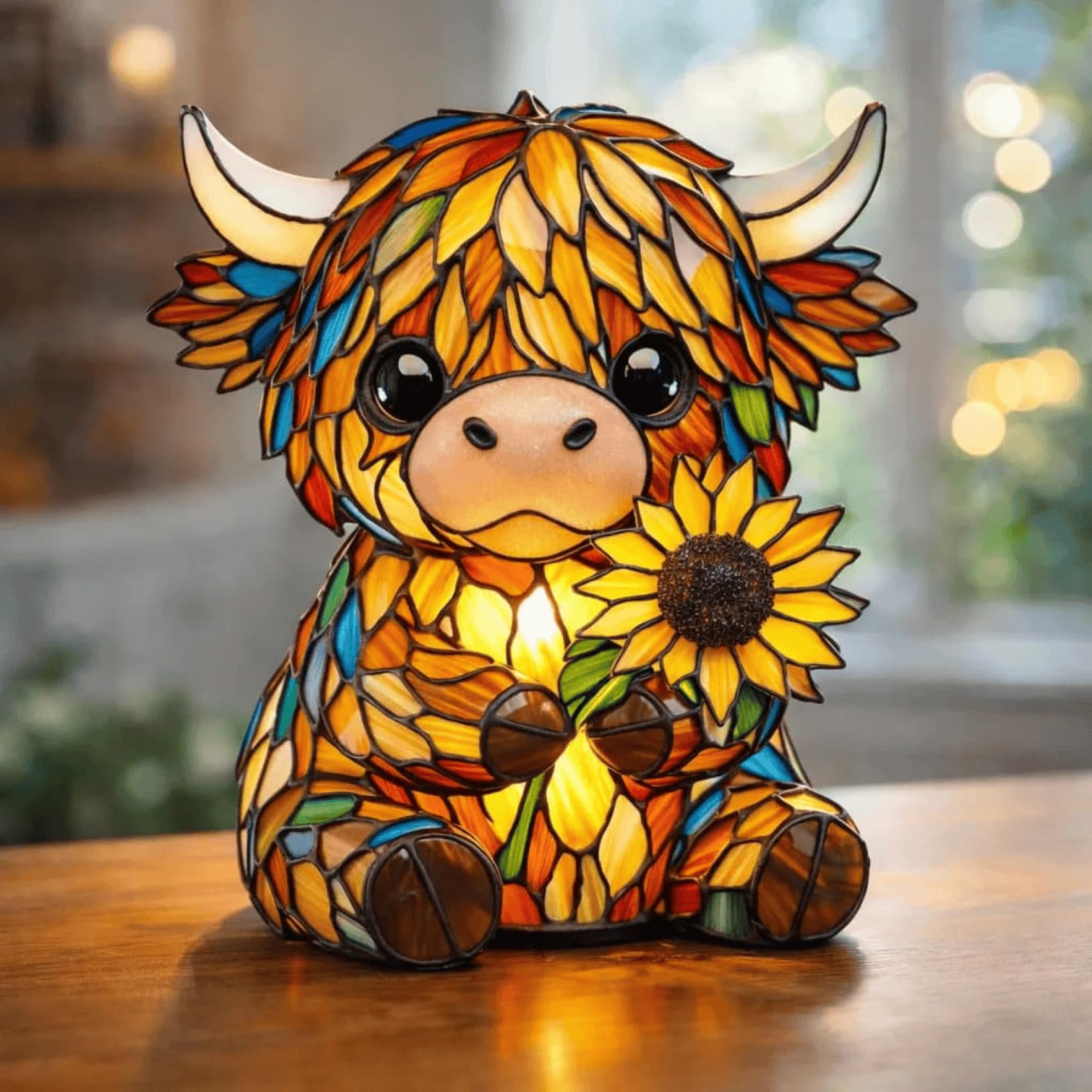Luce notturna a forma di cane, lampada da tavolo in resina colorata, simpatica lampada a LED con scultura a forma di animale per la decorazione domestica, regalo unico per gli amanti dei cani, luce