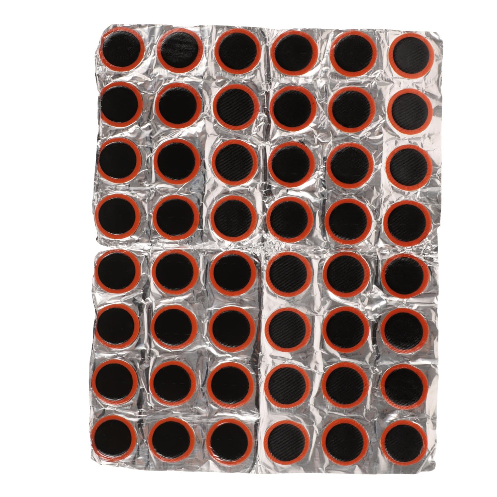 Zerodeko 48Pcs Heavy Duty Bike Tire Patch Kit Tire Patches for Quick Bicycle Motorcycle Electric Vehicle Tube Repairs Easy to Use Adhesive Puncture Repair