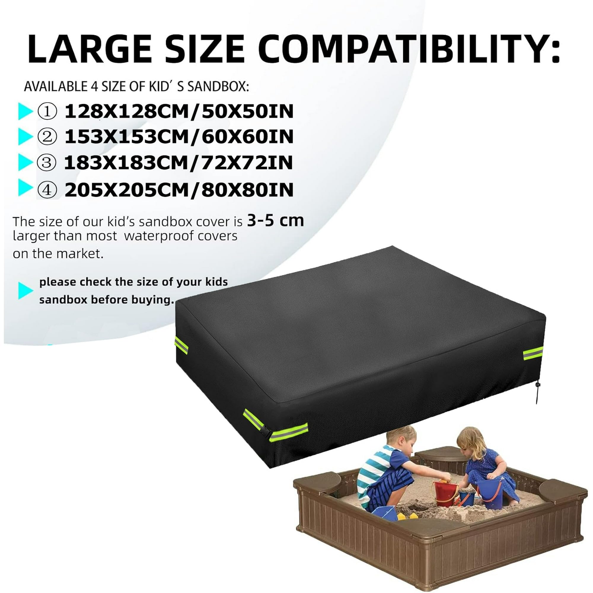 OUTTDID Square Sandbox Cover - Image 4