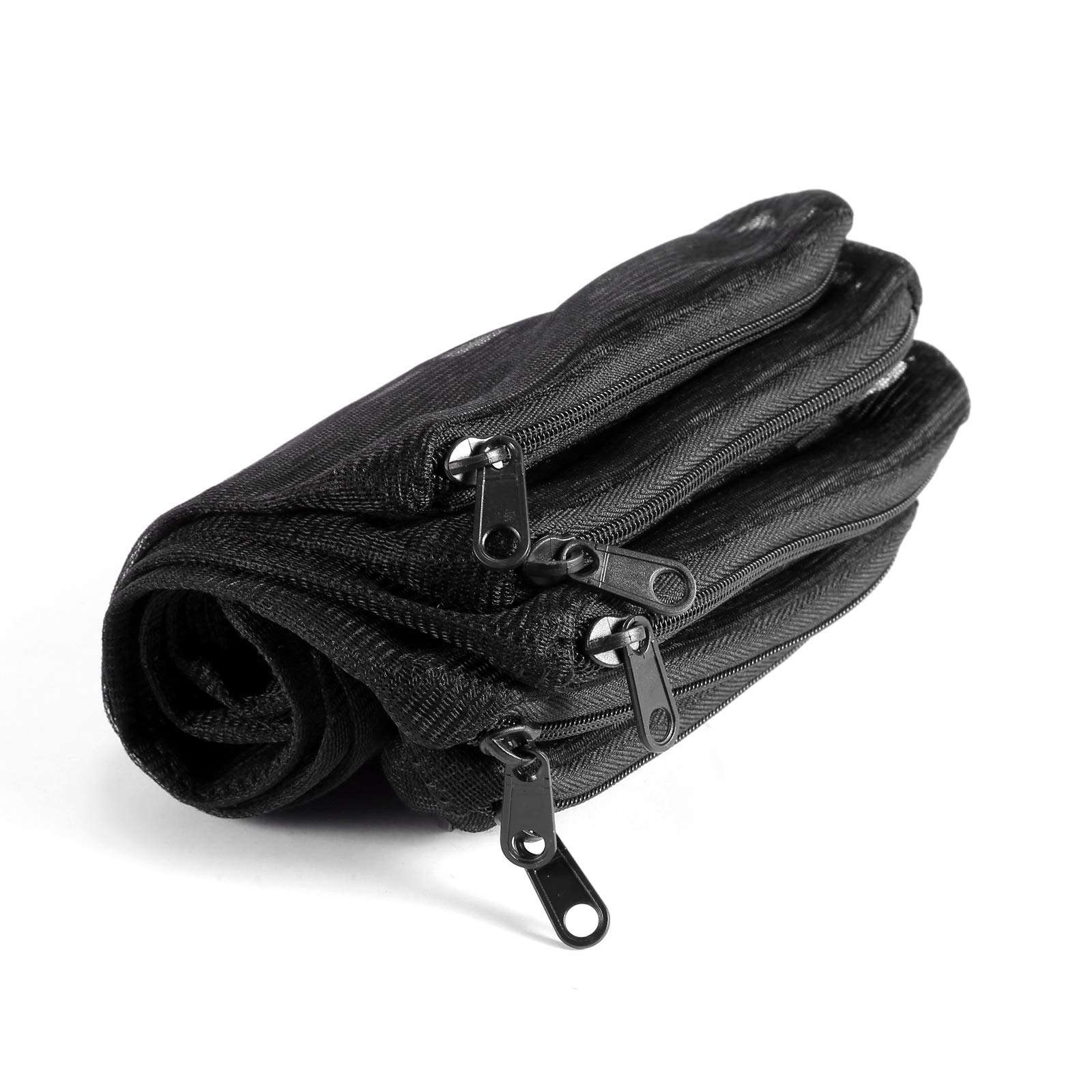 AQUANEAT Bolsas de filtro de acuario, bolsas de malla gruesa/fina, 3 x 8 pulgadas/5.5 x 8 pulgadas con cremallera de plástico para carbón activado, 10 piezas (finas, 3 x 4 pulgadas)