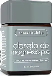 CLORETO DE MAGNÉSIO P.A. 260mg POR DOSE – 60 CÁPSULAS – FÓRMULA DESENVOLVIDA PARA PERFORMANCE E RECUPERAÇÃO MUSCULAR