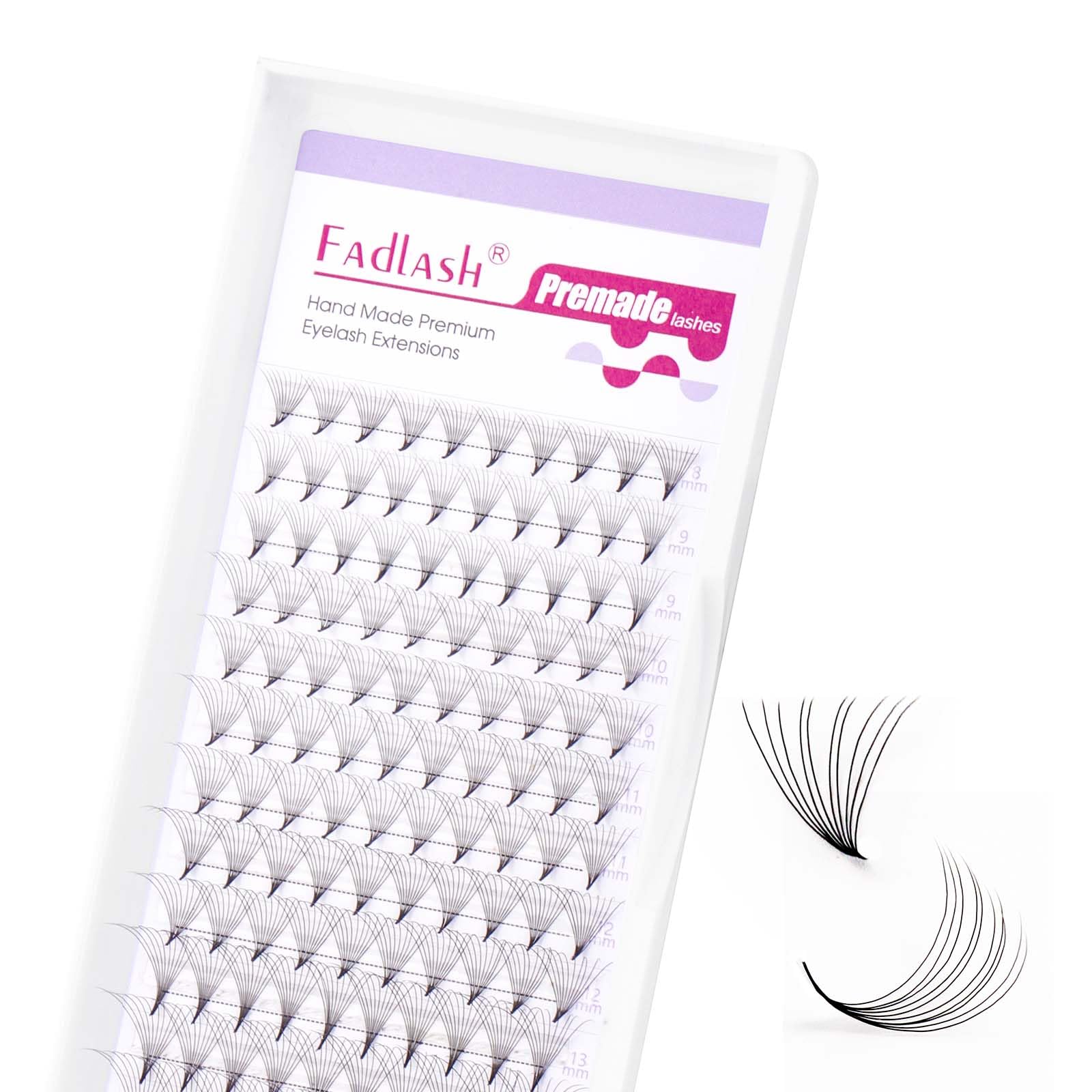 Volumen Ruso 10D 0.07mm C Curl 15mm Prefabricados Extensiones de Pestañas Volume Lashes Extension Ruso Pestañas — view 278