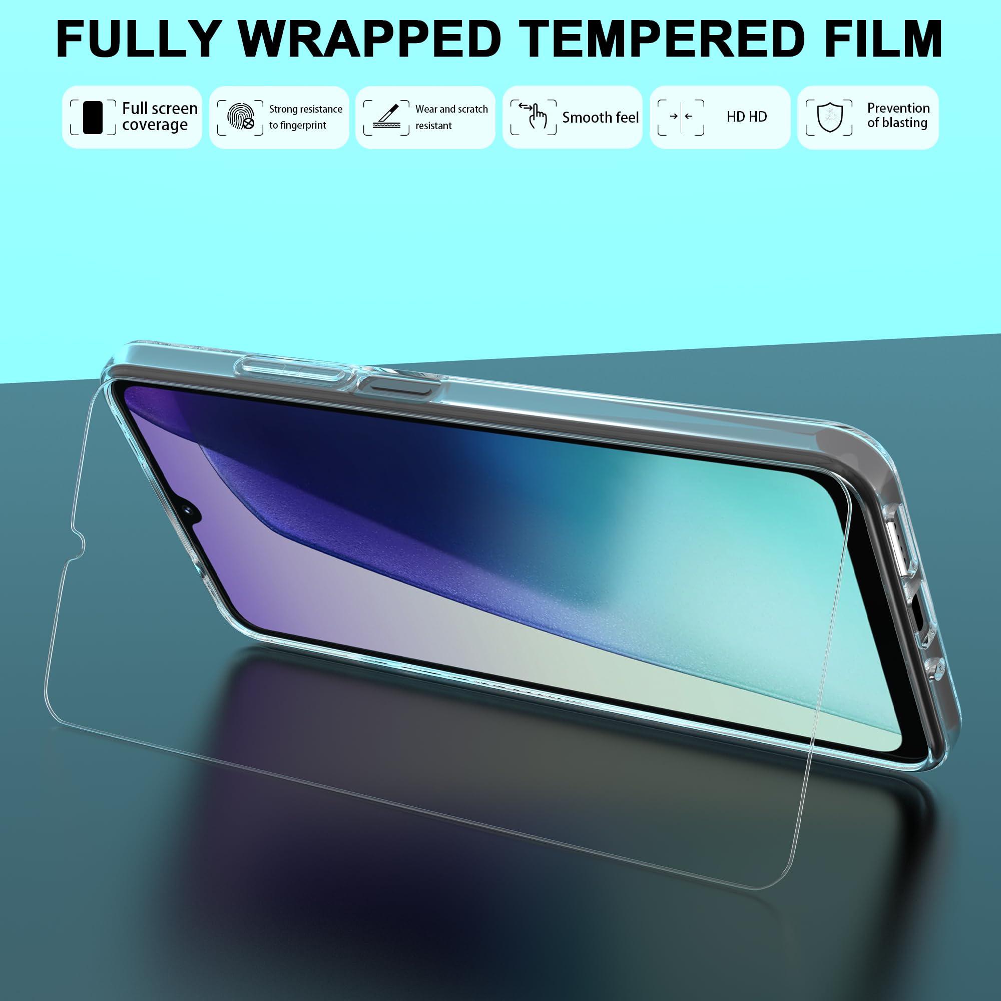 MIKULLE Cover in Silicone per Xiaomi Redmi 14C 4G / Redmi A4 5G con 2 Pellicola Vetro Temperato, Custodia Morbido Silicone Ultra Sottile Liquida TPU Antiurto AntiGraffio Case - Viola