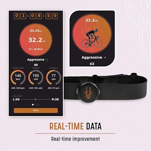 Miniatura 3 de Sensor de posición CD en tiempo real, seguimiento de posición para ciclismo y monitor de frecuencia cardíaca  Acceso a la plataforma de datos  Ideal