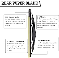 Vista 5 de Juego de tuercas de limpiaparabrisas trasero, repuesto para Kia Sorento 2003-2009, conjunto de limpiaparabrisas trasero con accesorios de cubierta
