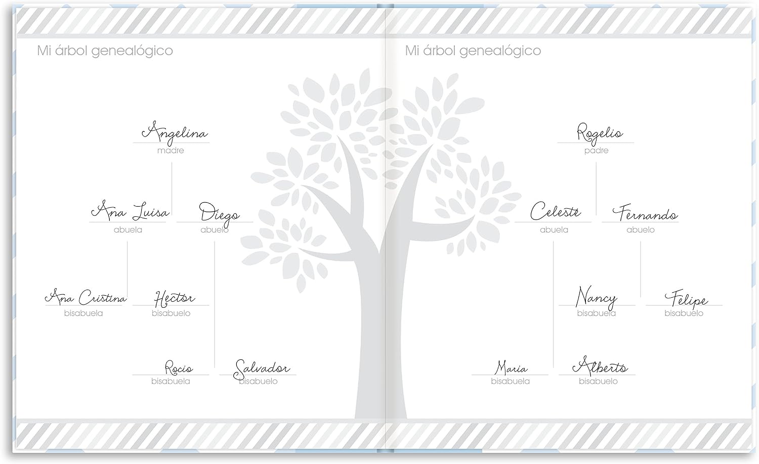 Pearhead First 5 Years Chevron Baby Memory Book with Included Clean-Touch Baby Safe Ink Pad to Create Baby's Handprint or Footprint - Image 4