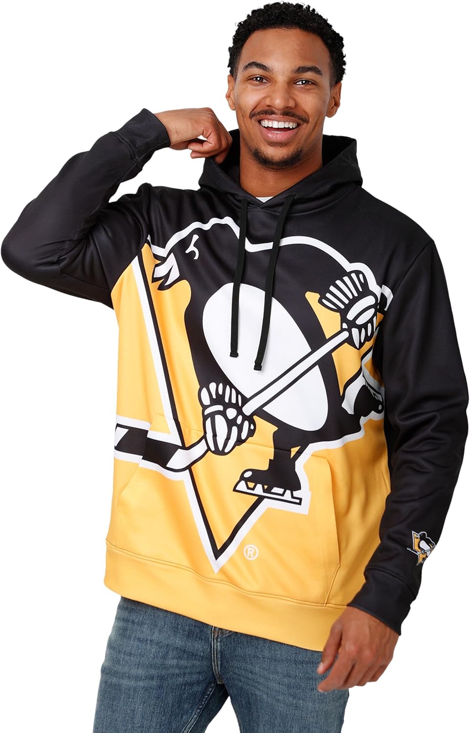 FOCO NHL mens Nhl Team Logo Fashion Long Sleeve Pullover Hoodie