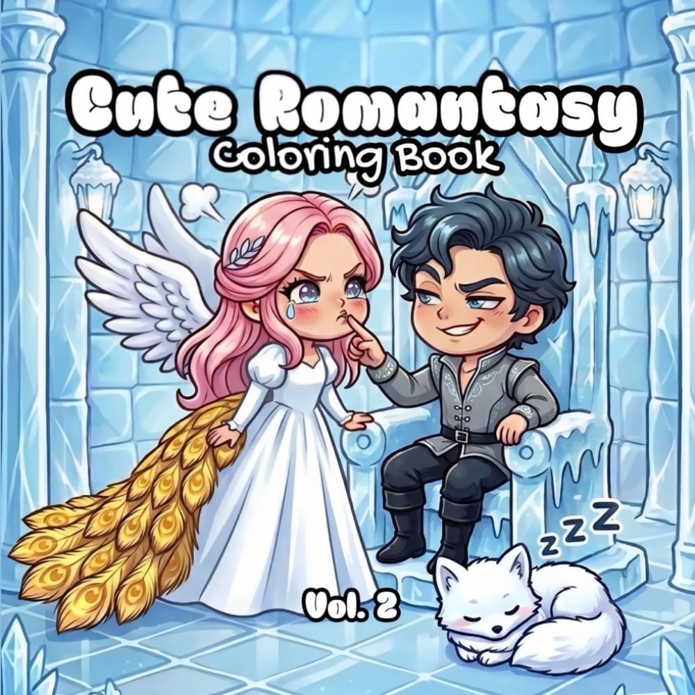 Cute Romantasy: Coloring Book: Volume 2