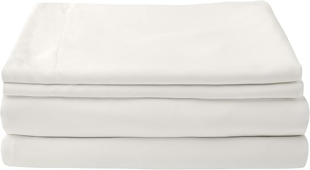 100% Bamboo Bed Linen - Luxury Duvet Cover Set - King Size - Duvet Cover, Fitted Sheet, Pillowcases (Natural White)