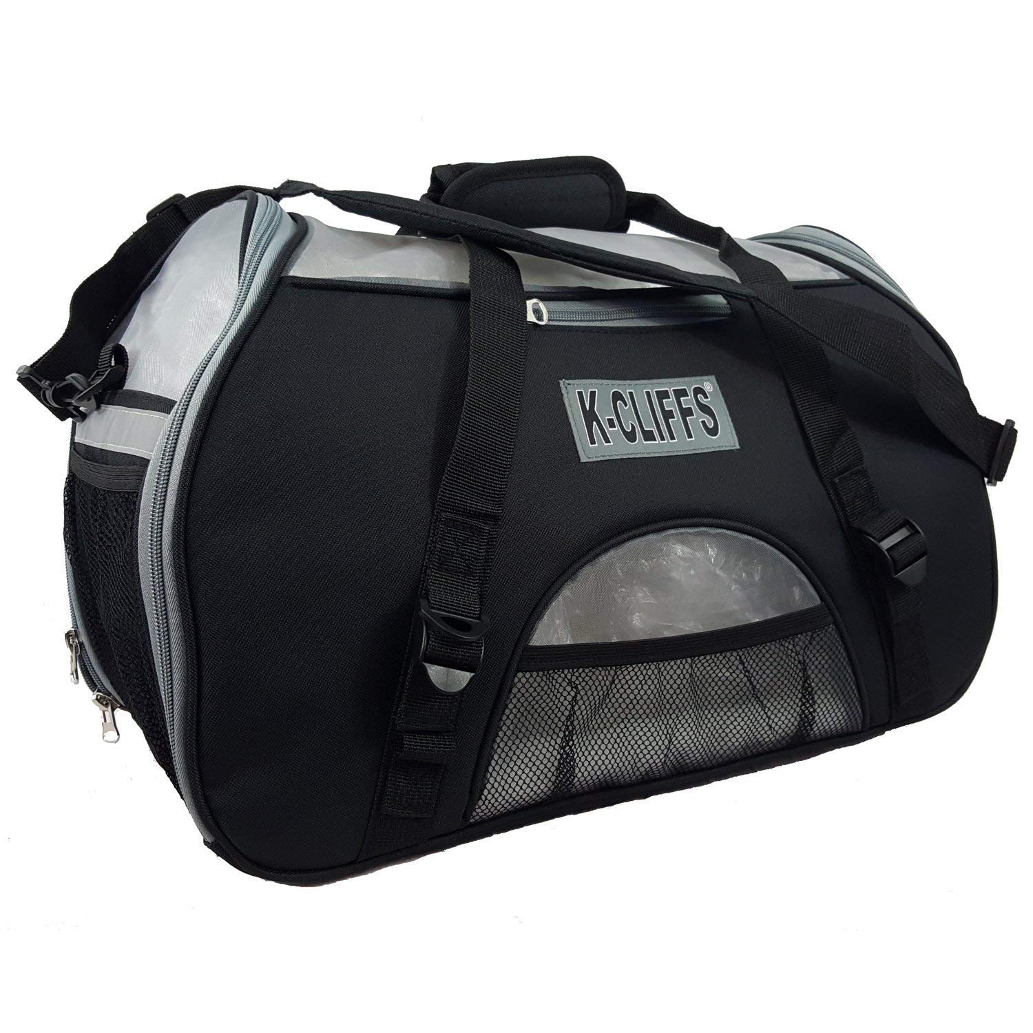 K-Cliffs Soft-Sided Comfort Pet Carrier | Deluxe Fleece Bed | Airline Approved