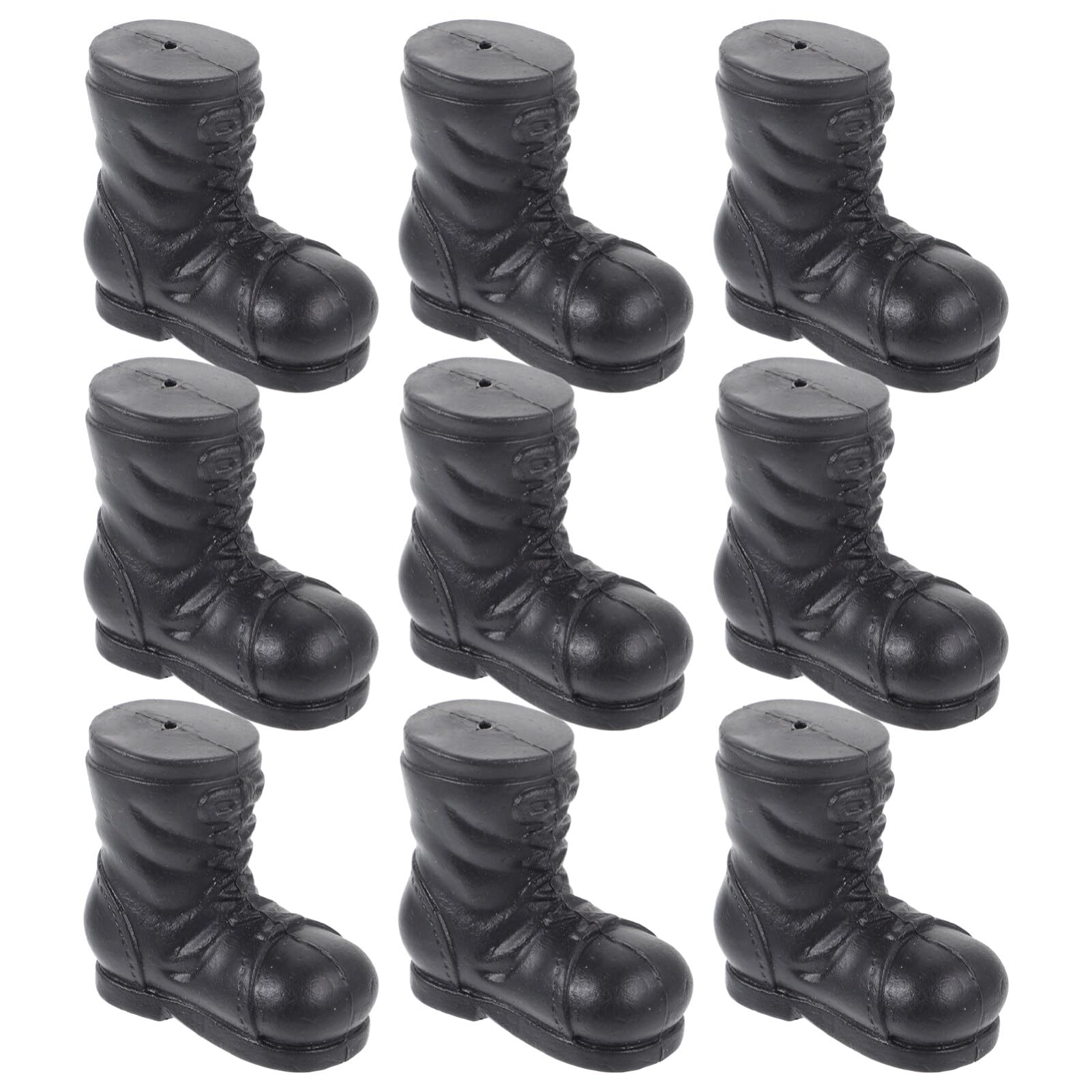 ABOOFAN Housses Bottes Père Noël – 1 Paire Couvre-Bottes Cosplay Noël, Cuir PU Rouge & Blanc Enfant/Adulte
