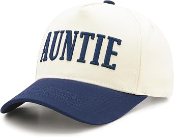 Waldeal Vintage Aunt Hat, Adjustable Embroidered Women Baseball Cap, Best Aunt Ever Gifts for Auntie