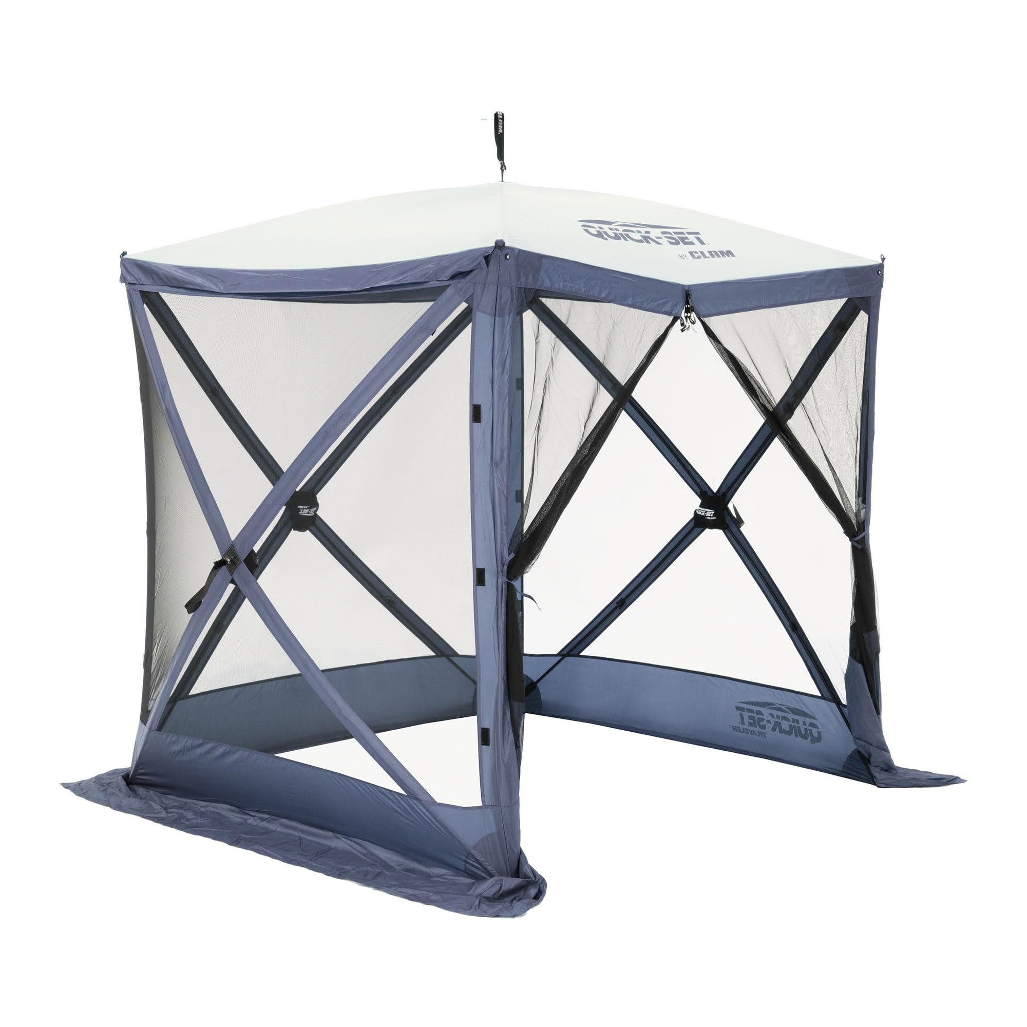 Amazon.com: Clam Traveler 6 x 6 Pop-Up Screen Tent Blue : Sports