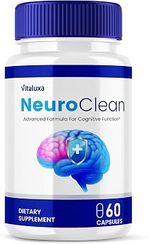 Neuro Clean Brain Supplement, NeuroClean Capsules Nootropic Cleanse Advanced Formula, Neuro Cleaner Pills Maximum Strength Support for Cognitive Function Focus Clarity Memory Boost 60 Capsules