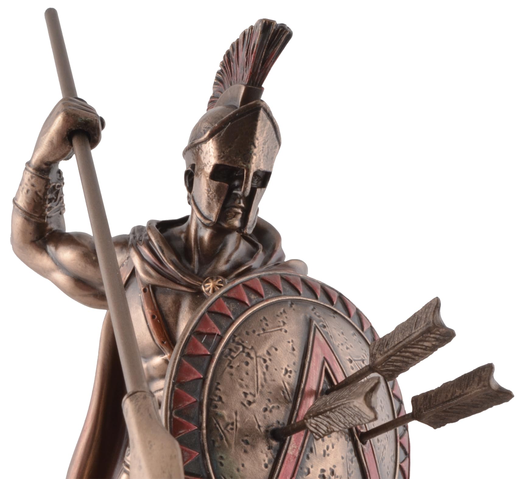 VOGLER Joh. Vogler GmbH Leonidas, König von Sparta, mit Speer und Schild, bronziert