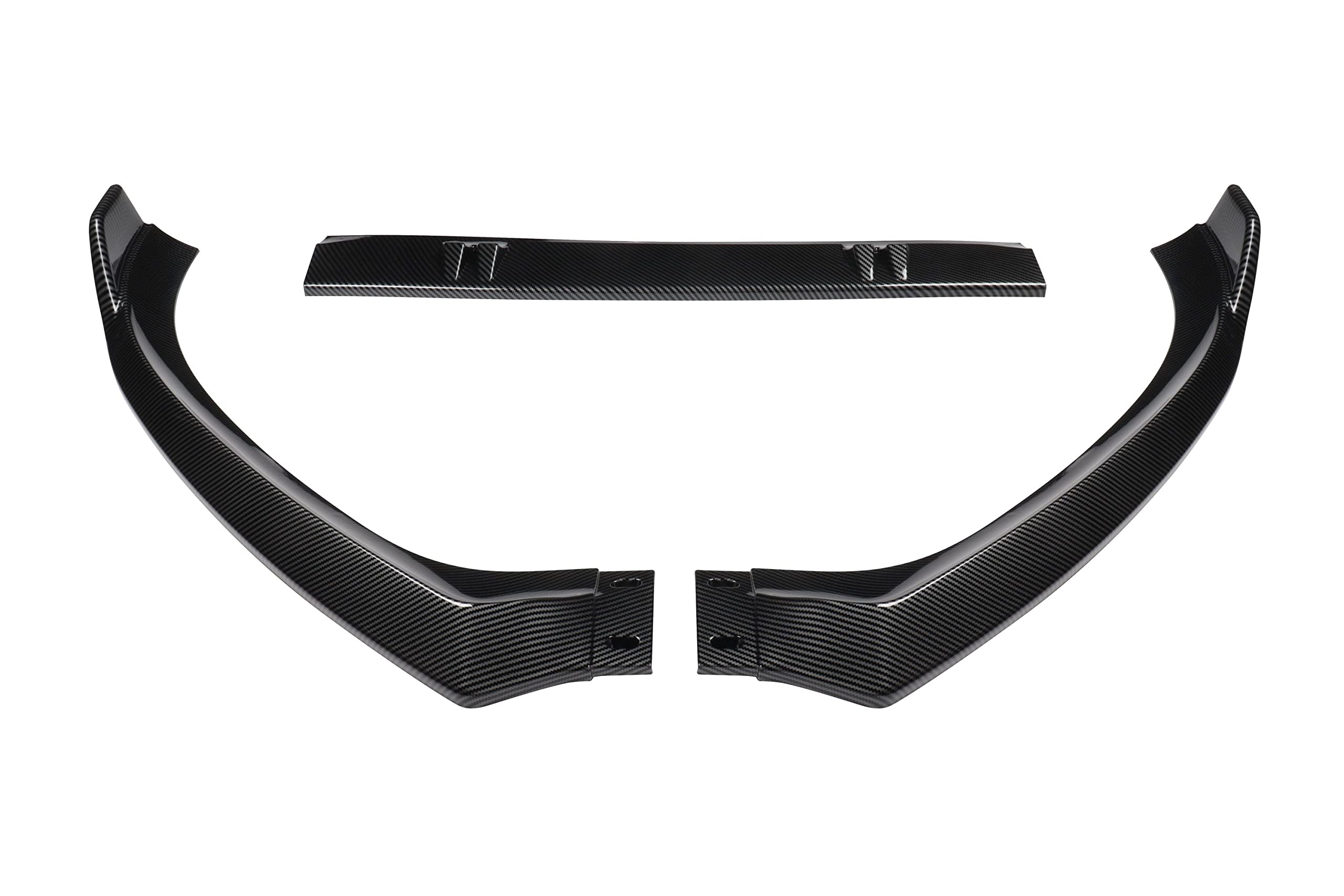 Kompatibel mit A4 B8 Front-Spoiler Lippe Frontansatz Carbon Look 13-16