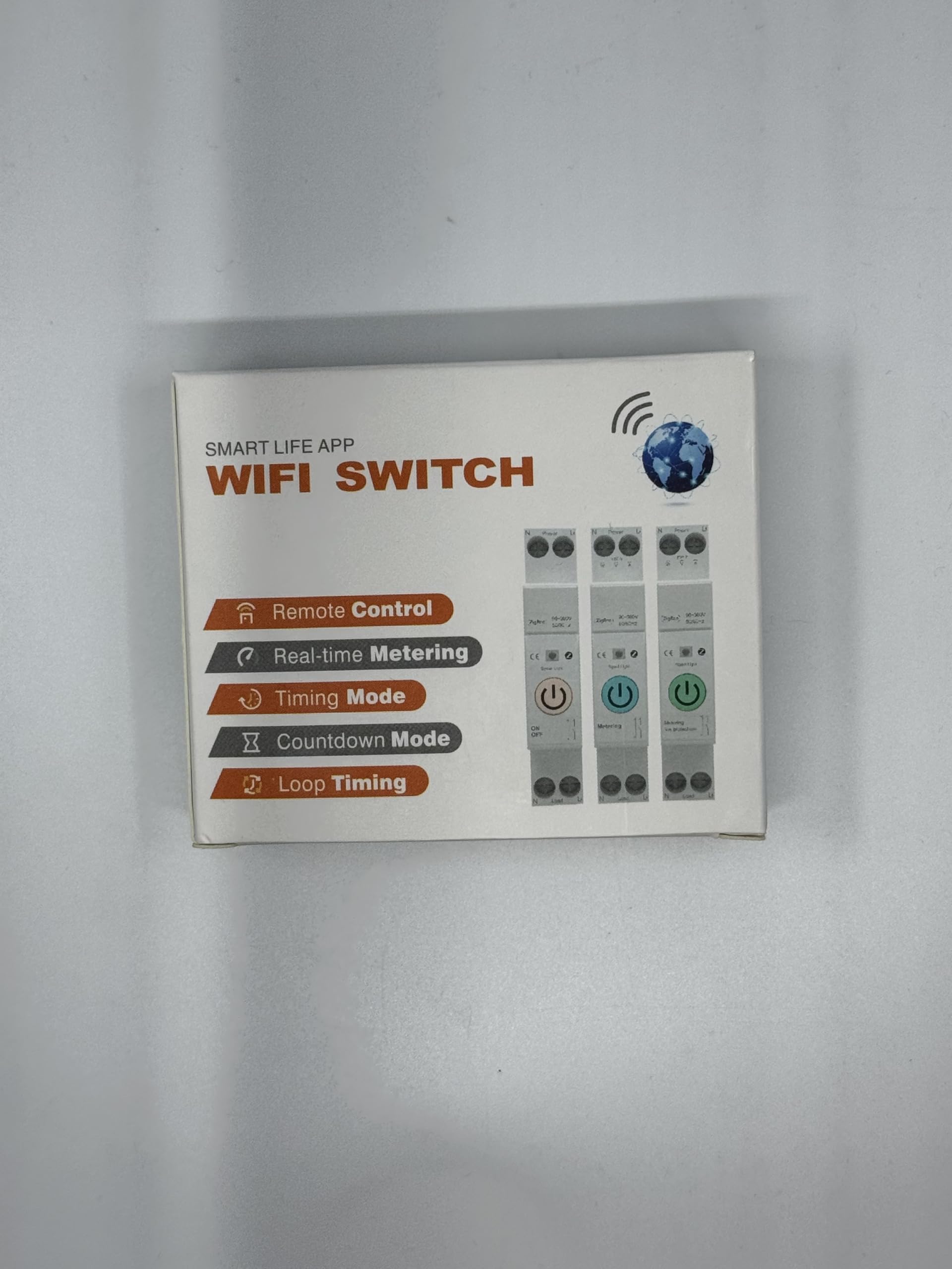 Relé ZIGBEE 16A TUYA INTERRUPTOR DE Riel DIN INTELIGENTE ENCENDIDO