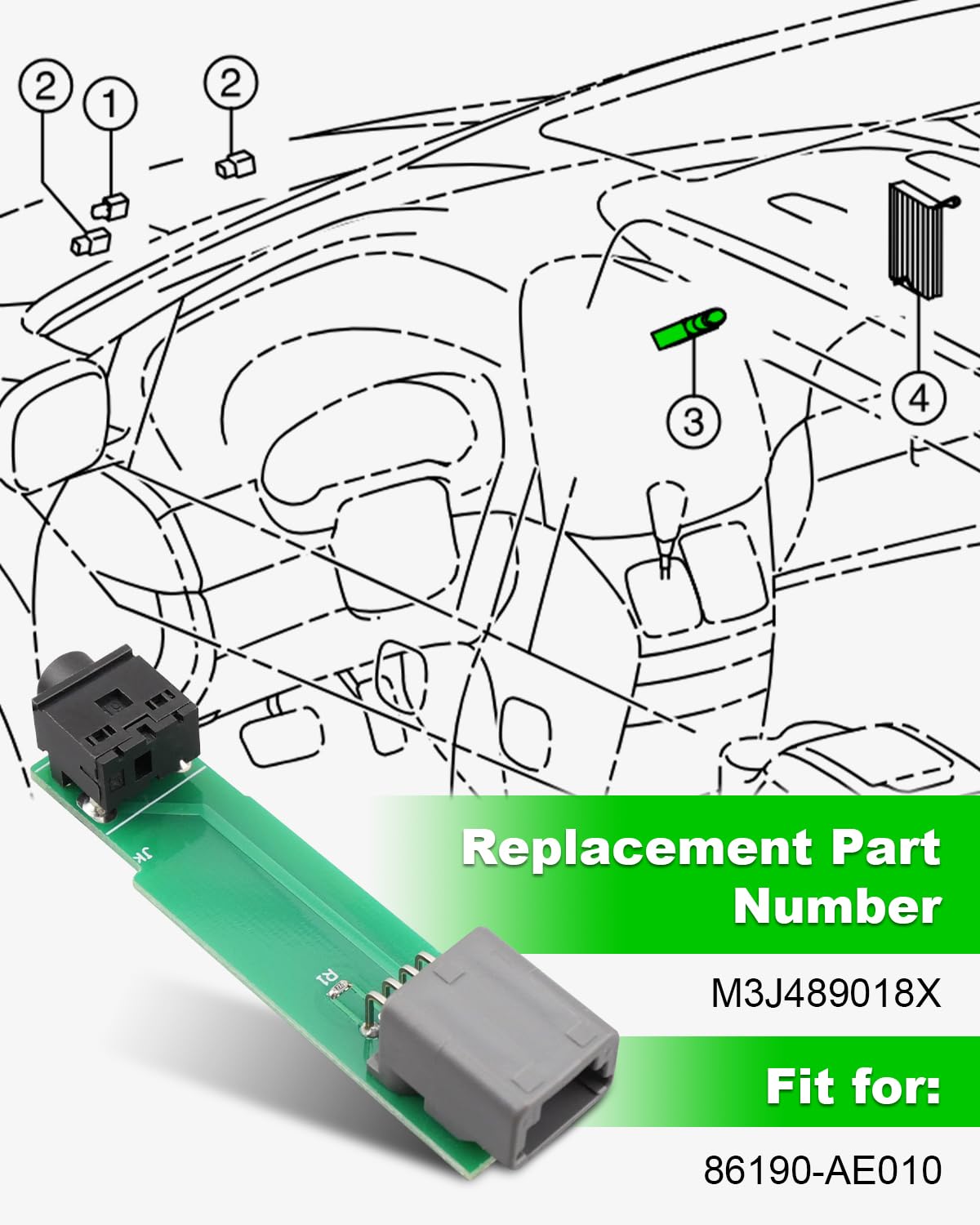 Amazon.com: VelvetunVillay Car AUX Adapter Spare Part Fit for