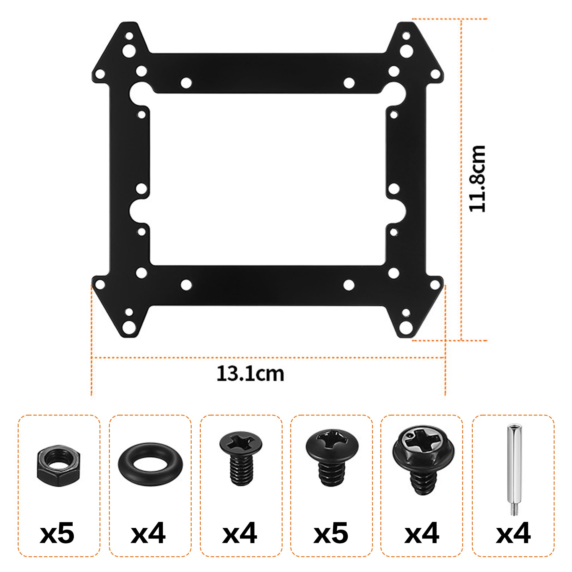 YAODHAOD SSD Einbaurahmen Metall für 2,5" / 3,5" Zoll HDD/SSD Halterung stapelbar, platzsparende Speichererweiterung für PC Gehäuse, NAS, Server (3)