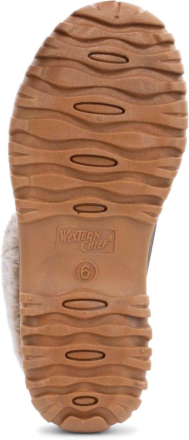 Western Chief Womens Polar Waterproof Insulated Ankle Snow Boot with Faux Fur Collar and Memory Foam Insole